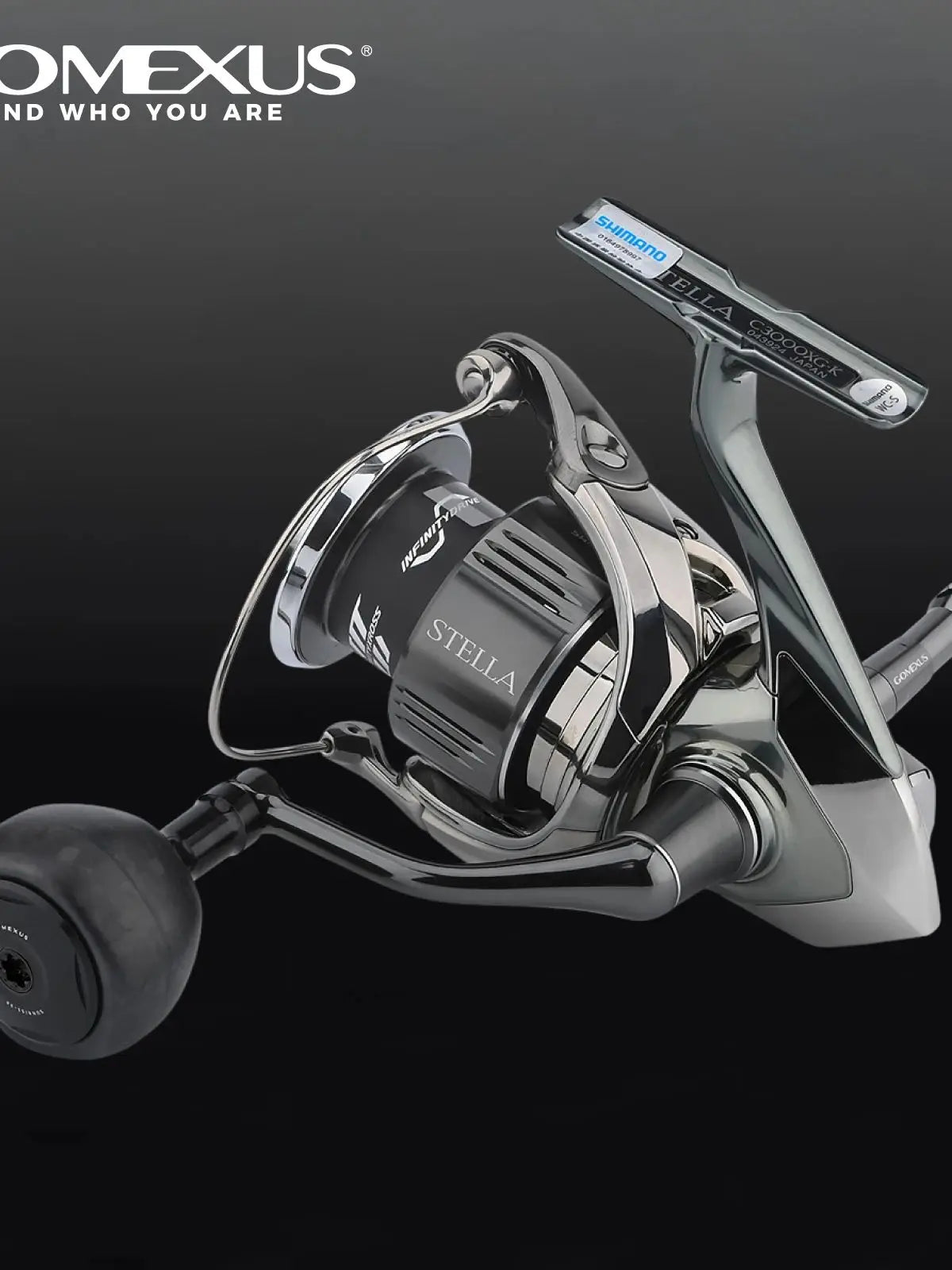 Gomexus Carbon Reel Power Knob 38mm for Shimano Spheros SW 3000 4000 Stradic FL Ultegra FB Sustain Stella FJ 1000 to 5000