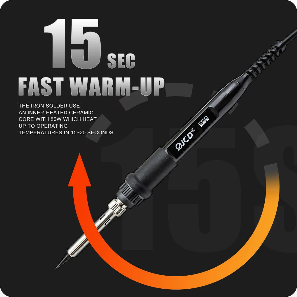 JCD 8898 750W Soldering Station 2 in 1 LCD Digital Display Rework Welding Kit Soldering Iron Hot Air Gun Repair Tools