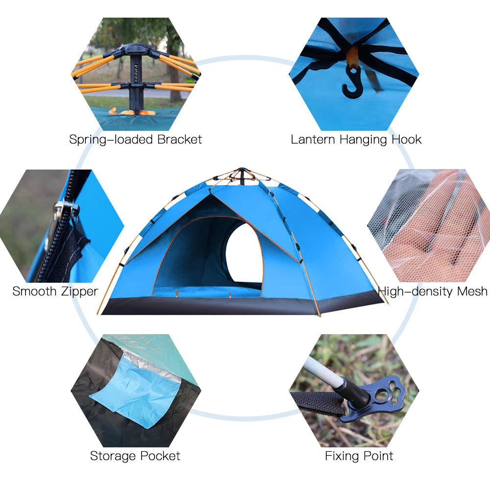 Portable Pop Up Camping Tent for Easy Outdoor Adventures
